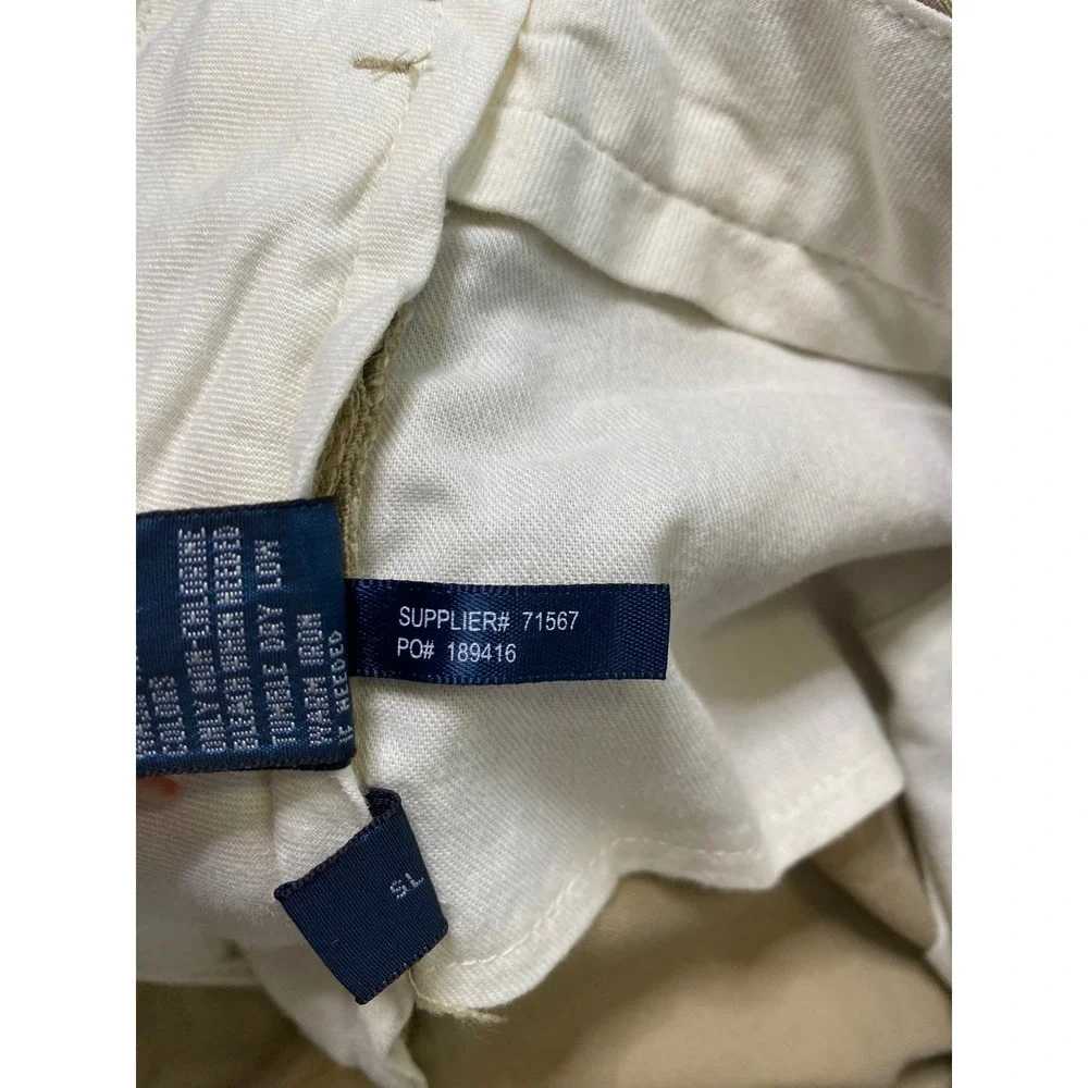Polo Ralph Lauren Preston Pant‎ Chinos Tan Mens 38x30 Khaki  Straight Leg Preppy